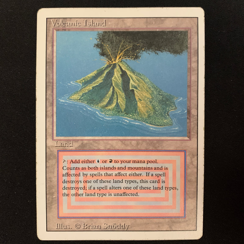 Magic the Gathering Volcanic Island - Revised 