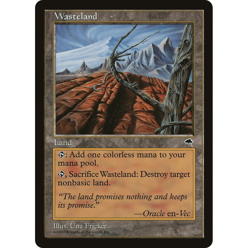 Magic the Gathering Wasteland - Tempest NM