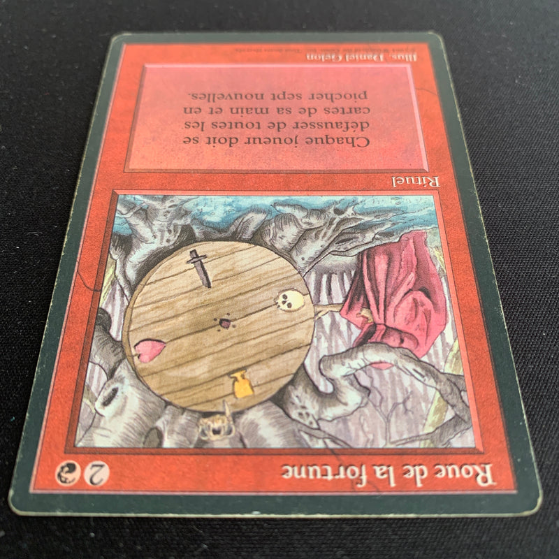 Magic the Gathering Wheel of Fortune - Foreign Black Bordered - French 