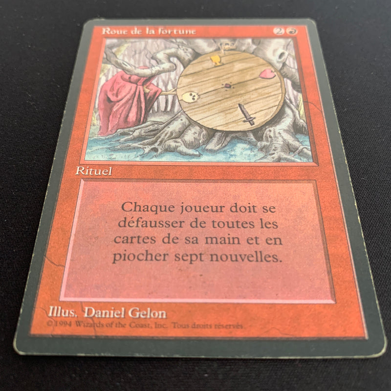 Magic the Gathering Wheel of Fortune - Foreign Black Bordered - French 