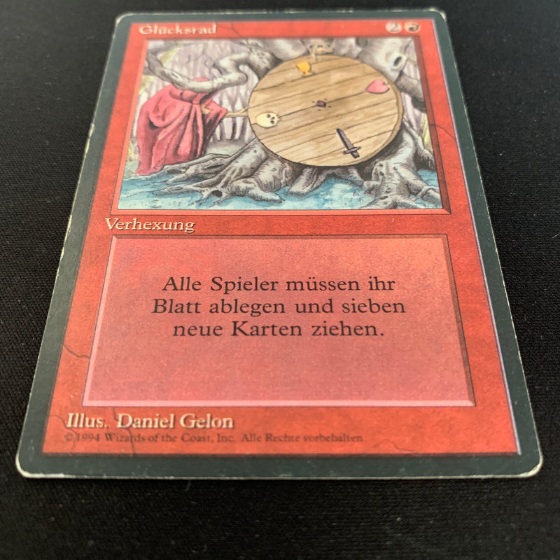 Magic the Gathering Wheel of Fortune - Foreign Black Bordered - German 