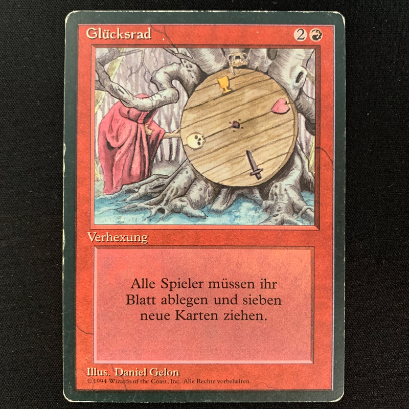 Magic the Gathering Wheel of Fortune - Foreign Black Bordered - German PL - 24671