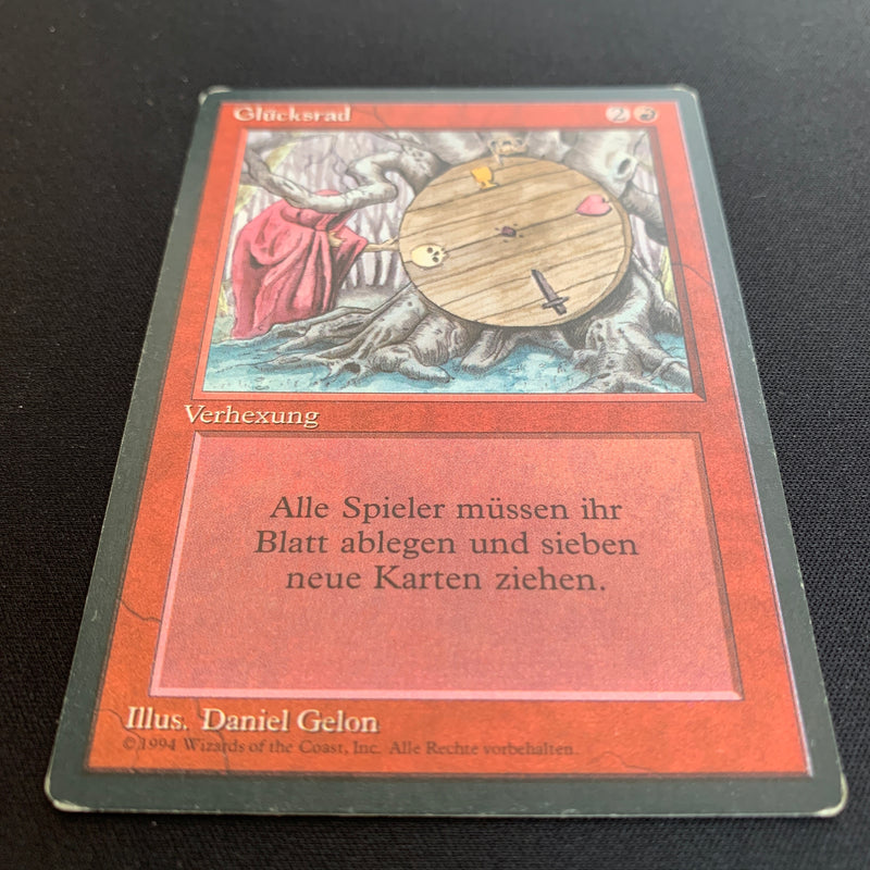 Magic the Gathering Wheel of Fortune - Foreign Black Bordered - German 