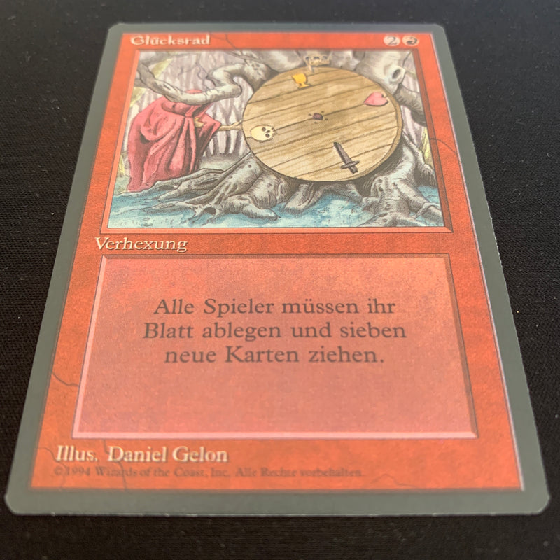 Magic the Gathering Wheel of Fortune - Foreign Black Bordered - German 