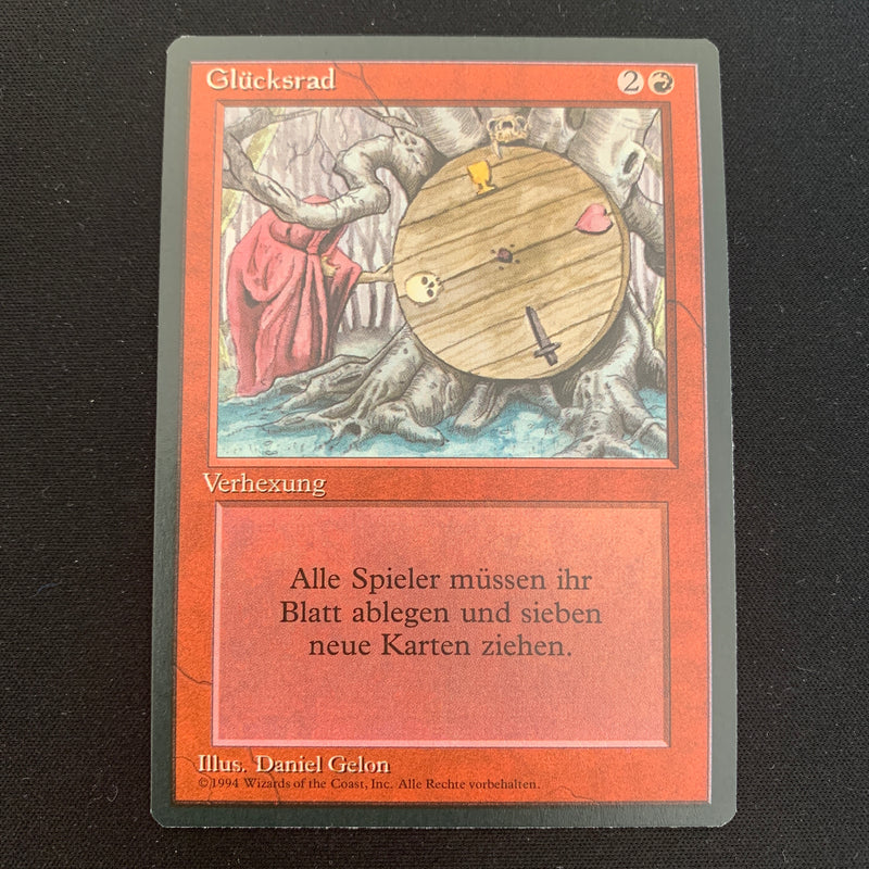 Magic the Gathering Wheel of Fortune - Foreign Black Bordered - German 