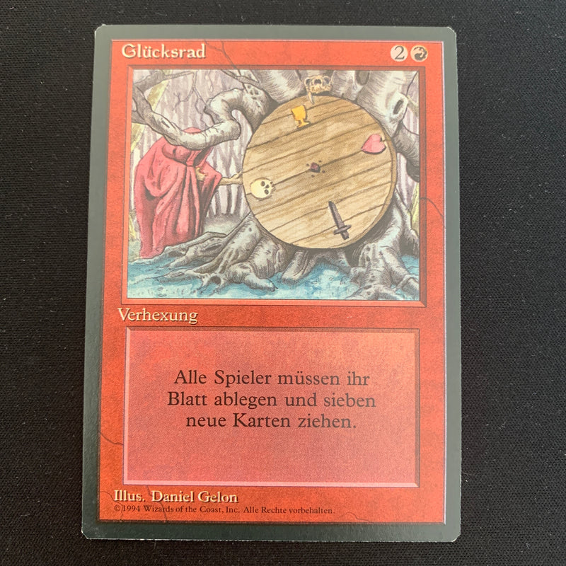 Magic the Gathering Wheel of Fortune - Foreign Black Bordered - German 