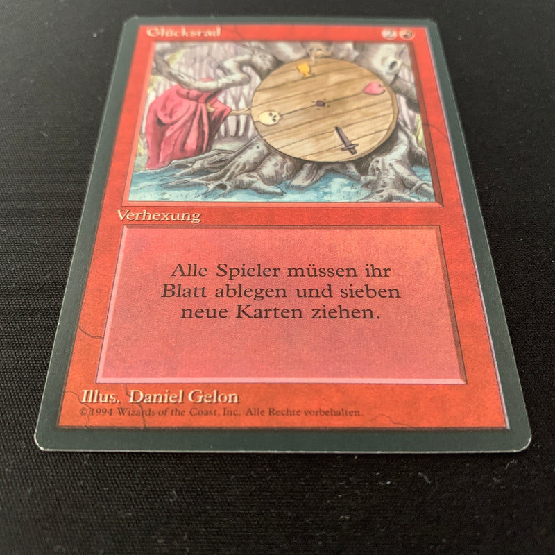 Magic the Gathering Wheel of Fortune - Foreign Black Bordered - German 