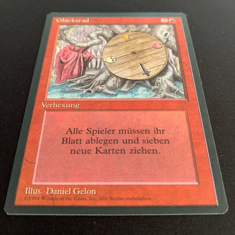 Magic the Gathering Wheel of Fortune - Foreign Black Bordered - German 