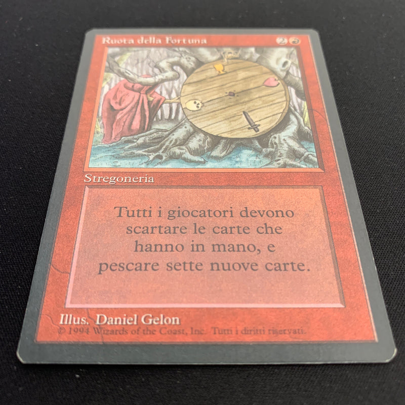 Magic the Gathering Wheel of Fortune - Foreign Black Bordered - Italian 