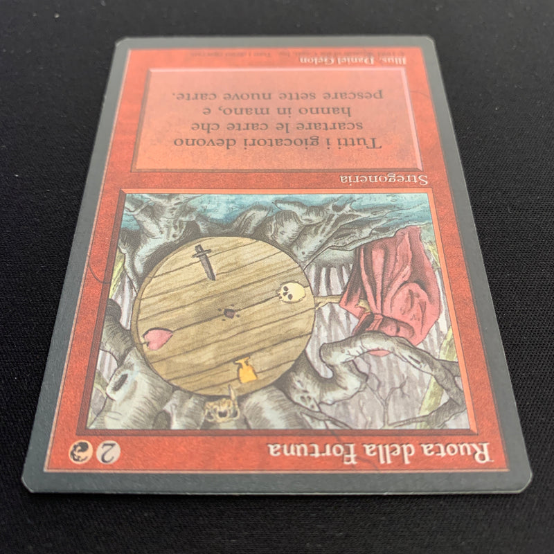 Magic the Gathering Wheel of Fortune - Foreign Black Bordered - Italian 