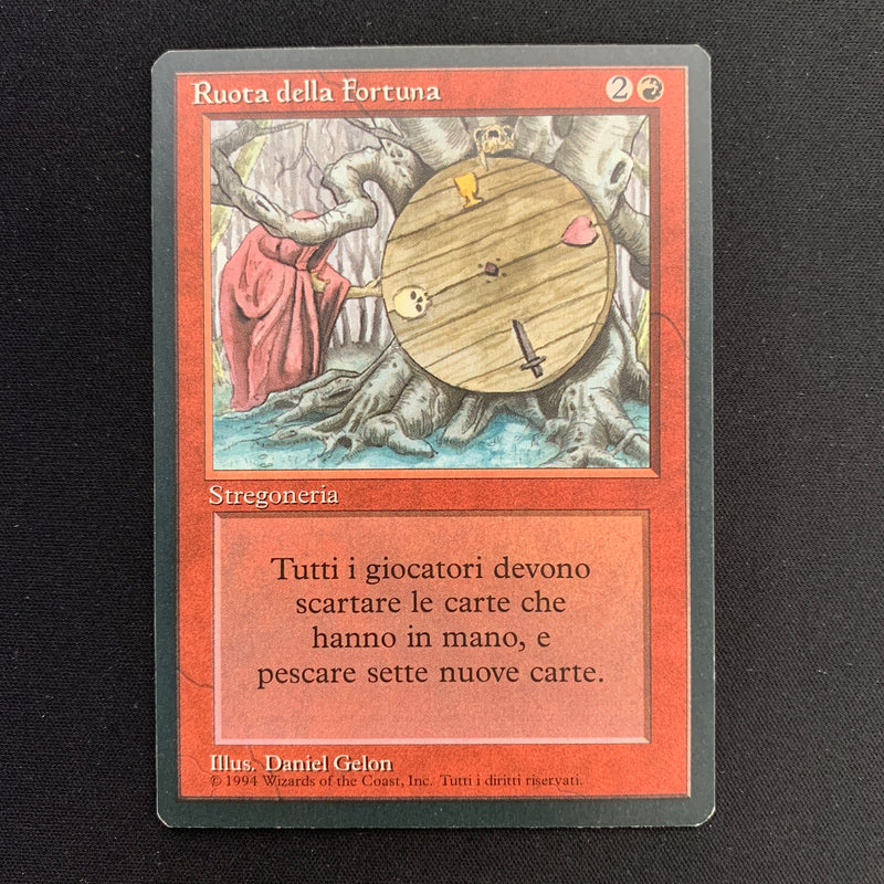 Magic the Gathering Wheel of Fortune - Foreign Black Bordered - Italian 