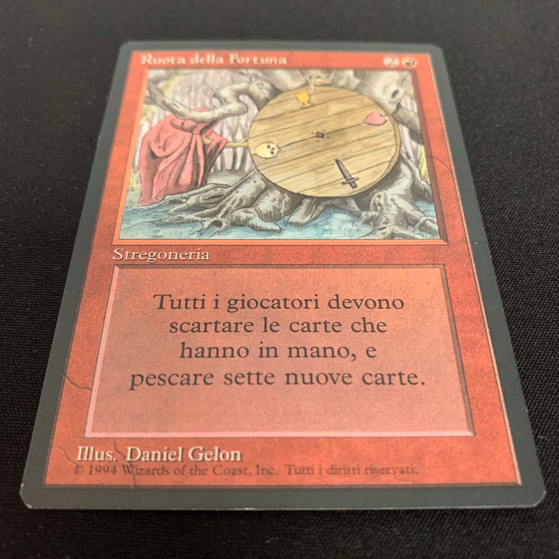 Magic the Gathering Wheel of Fortune - Foreign Black Bordered - Italian 