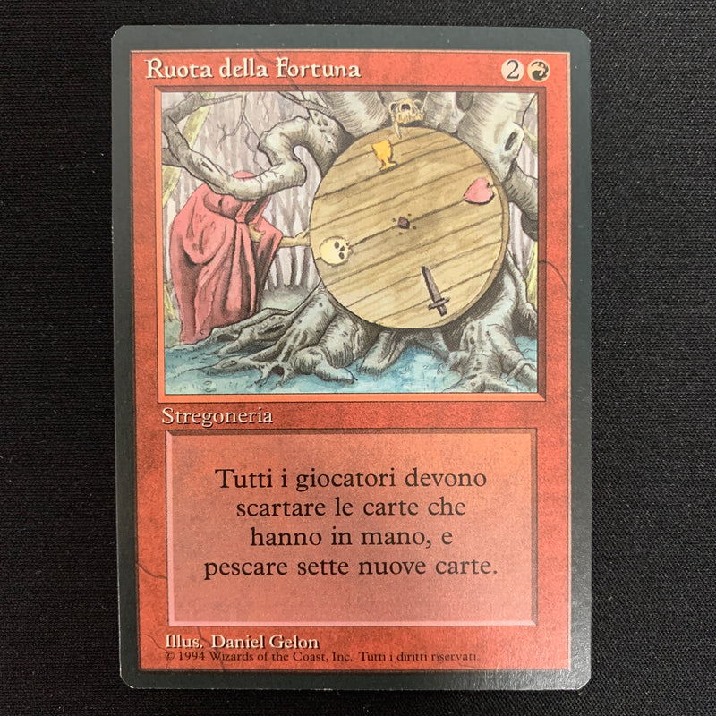 Magic the Gathering Wheel of Fortune - Foreign Black Bordered - Italian 