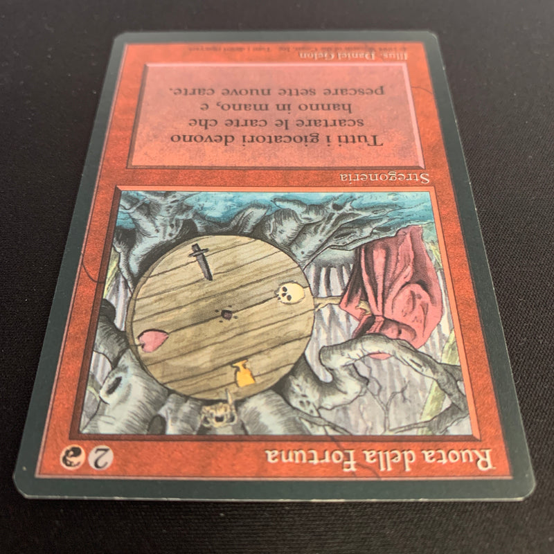 Magic the Gathering Wheel of Fortune - Foreign Black Bordered - Italian 