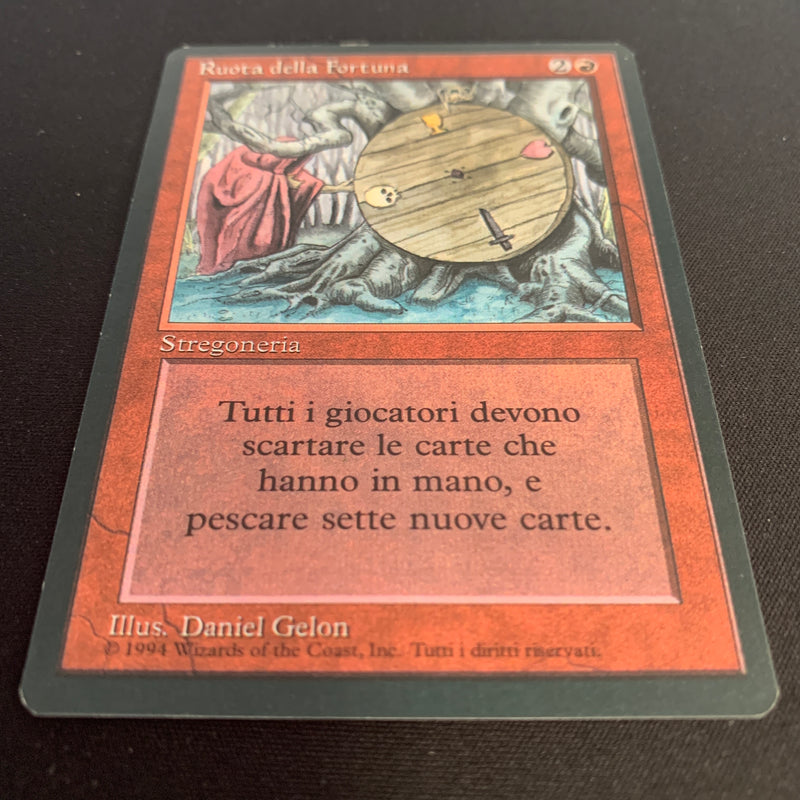 Magic the Gathering Wheel of Fortune - Foreign Black Bordered - Italian 