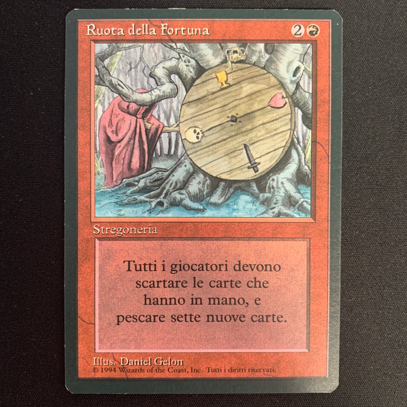 Magic the Gathering Wheel of Fortune - Foreign Black Bordered - Italian 