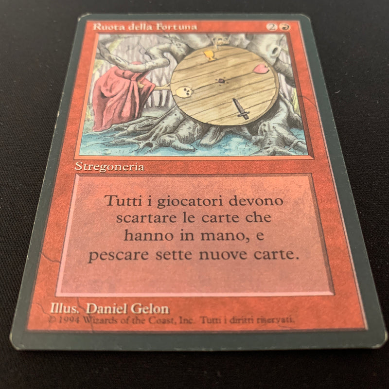 Magic the Gathering Wheel of Fortune - Foreign Black Bordered - Italian 