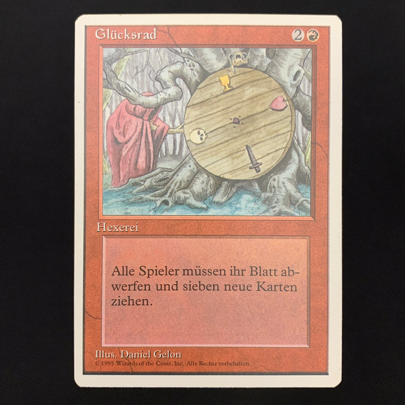 Magic the Gathering Wheel of Fortune - Foreign White Bordered - German 