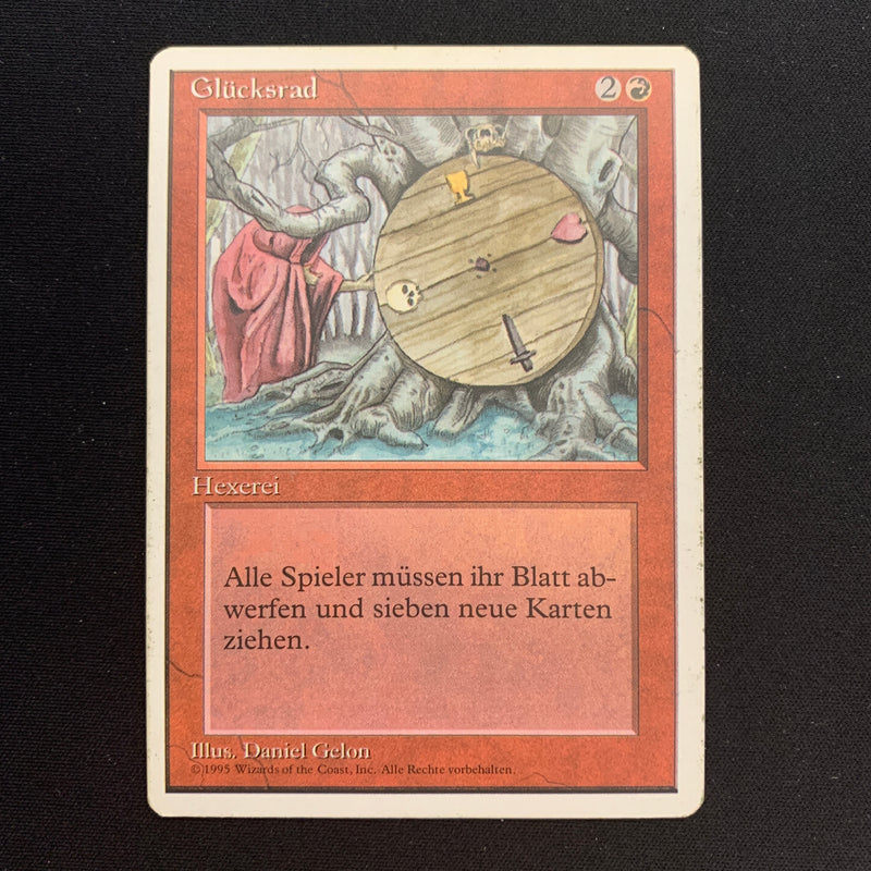 Magic the Gathering Wheel of Fortune - Foreign White Bordered - German 