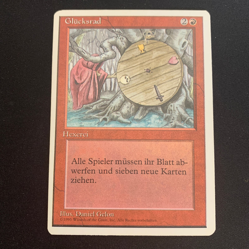 Magic the Gathering Wheel of Fortune - Foreign White Bordered - German 