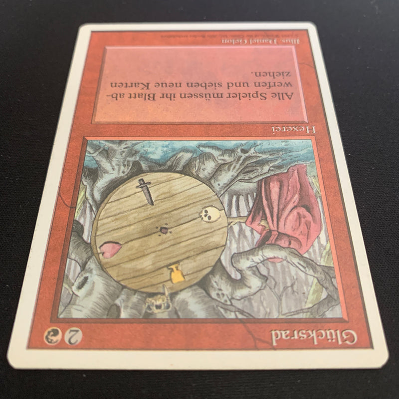 Magic the Gathering Wheel of Fortune - Foreign White Bordered - German 