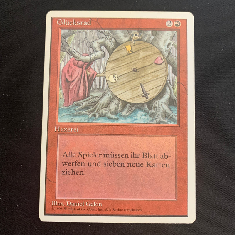 Magic the Gathering Wheel of Fortune - Foreign White Bordered - German 