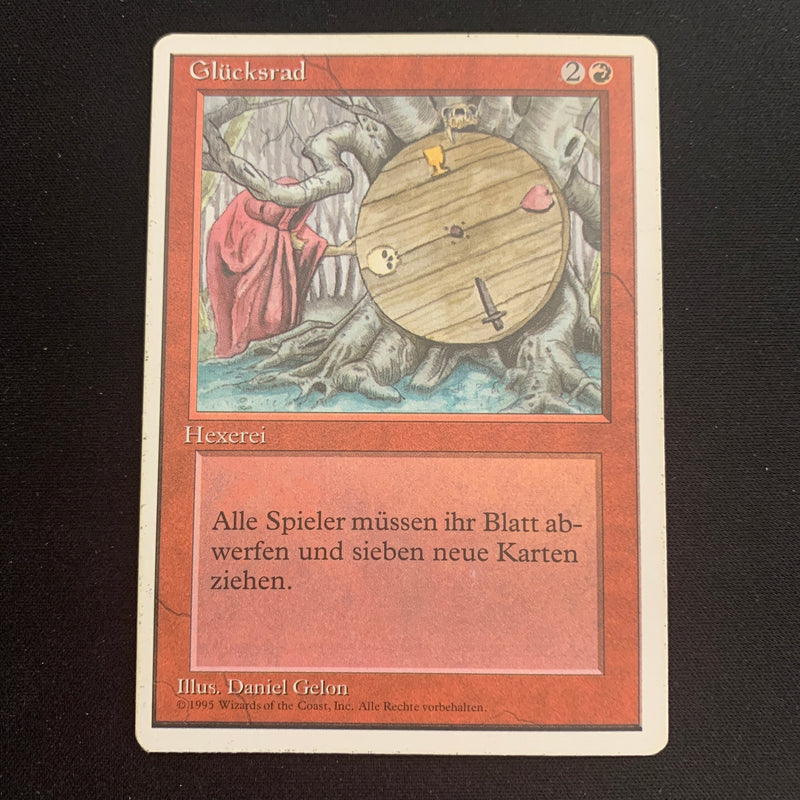 Magic the Gathering Wheel of Fortune - Foreign White Bordered - German 