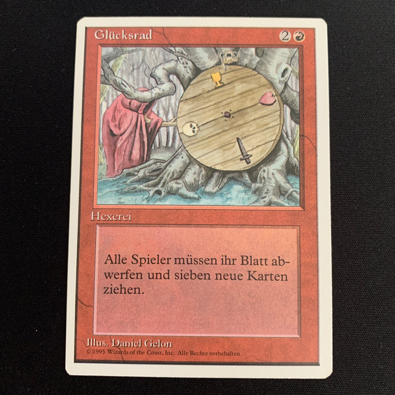 Magic the Gathering Wheel of Fortune - Foreign White Bordered - German 