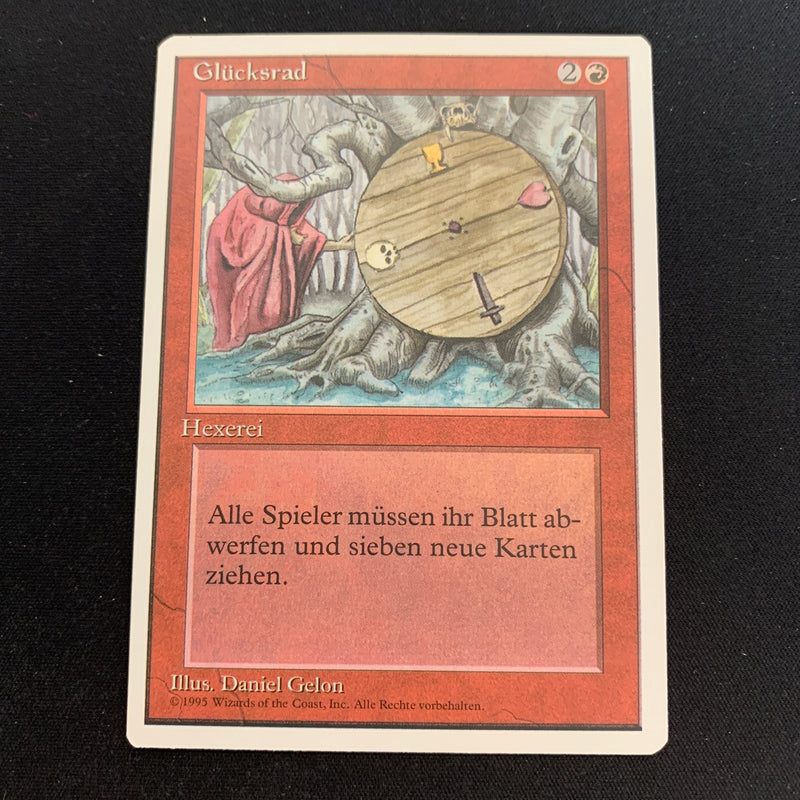 Magic the Gathering Wheel of Fortune - Foreign White Bordered - German 