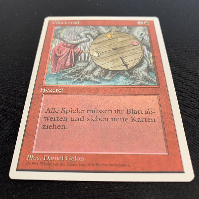 Magic the Gathering Wheel of Fortune - Foreign White Bordered - German 