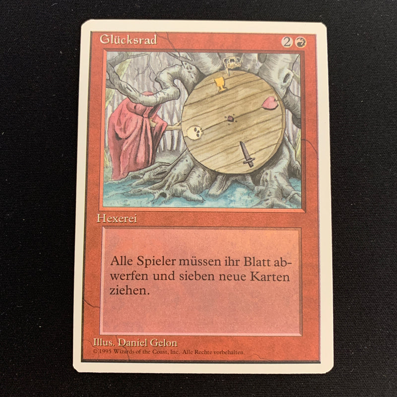 Magic the Gathering Wheel of Fortune - Foreign White Bordered - German 