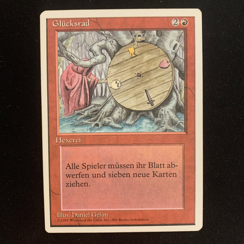 Magic the Gathering Wheel of Fortune - Foreign White Bordered - German 