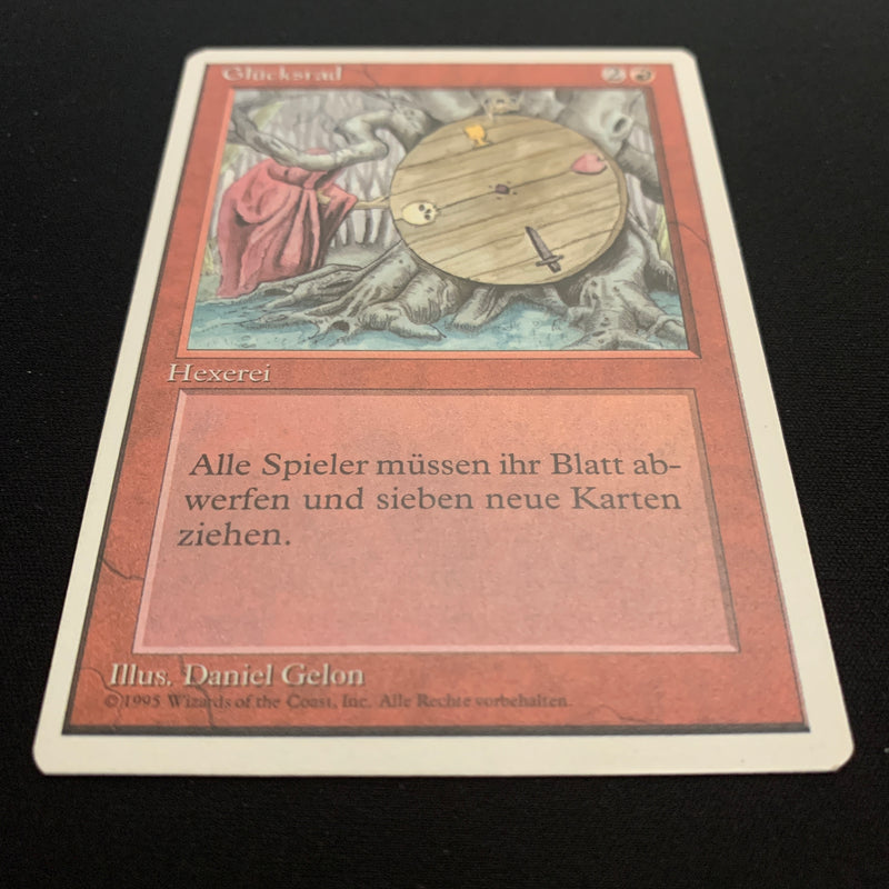 Magic the Gathering Wheel of Fortune - Foreign White Bordered - German 