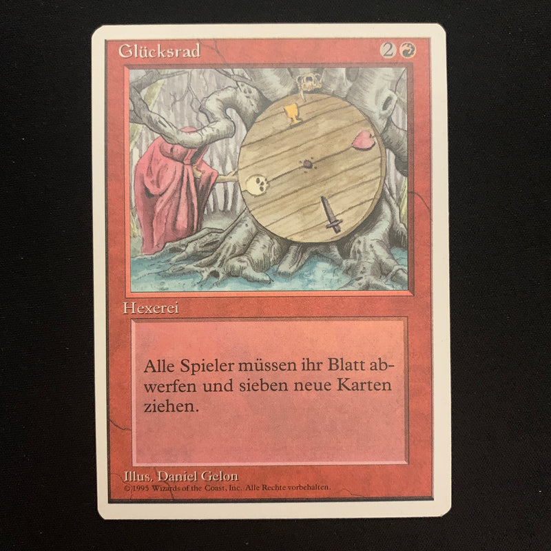 Magic the Gathering Wheel of Fortune - Foreign White Bordered - German NM - 22756