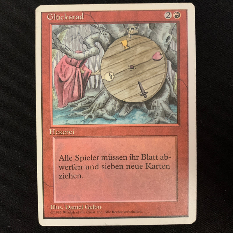 Magic the Gathering Wheel of Fortune - Foreign White Bordered - German LP - 24422