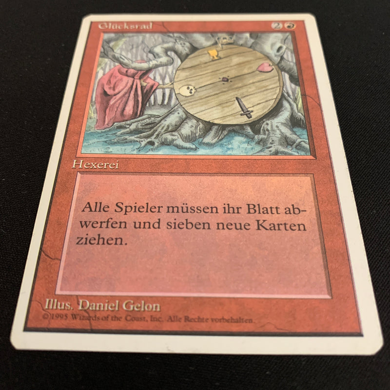 Magic the Gathering Wheel of Fortune - Foreign White Bordered - German 