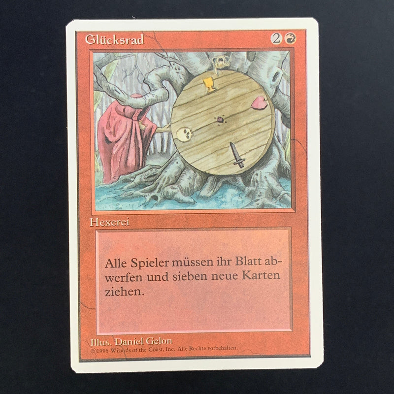 Magic the Gathering Wheel of Fortune - Foreign White Bordered - German 