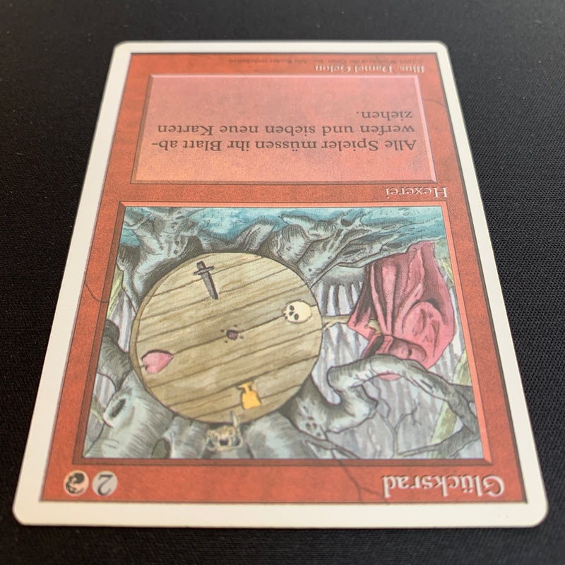 Magic the Gathering Wheel of Fortune - Foreign White Bordered - German 