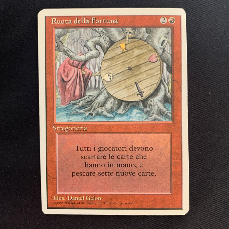 Magic the Gathering Wheel of Fortune - Foreign White Bordered - Italian 