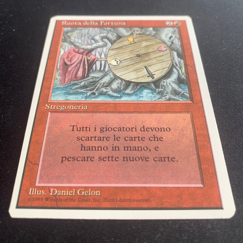 Magic the Gathering Wheel of Fortune - Foreign White Bordered - Italian 