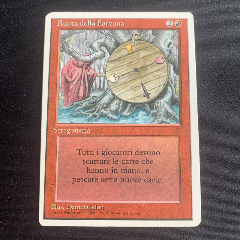 Magic the Gathering Wheel of Fortune - Foreign White Bordered - Italian 