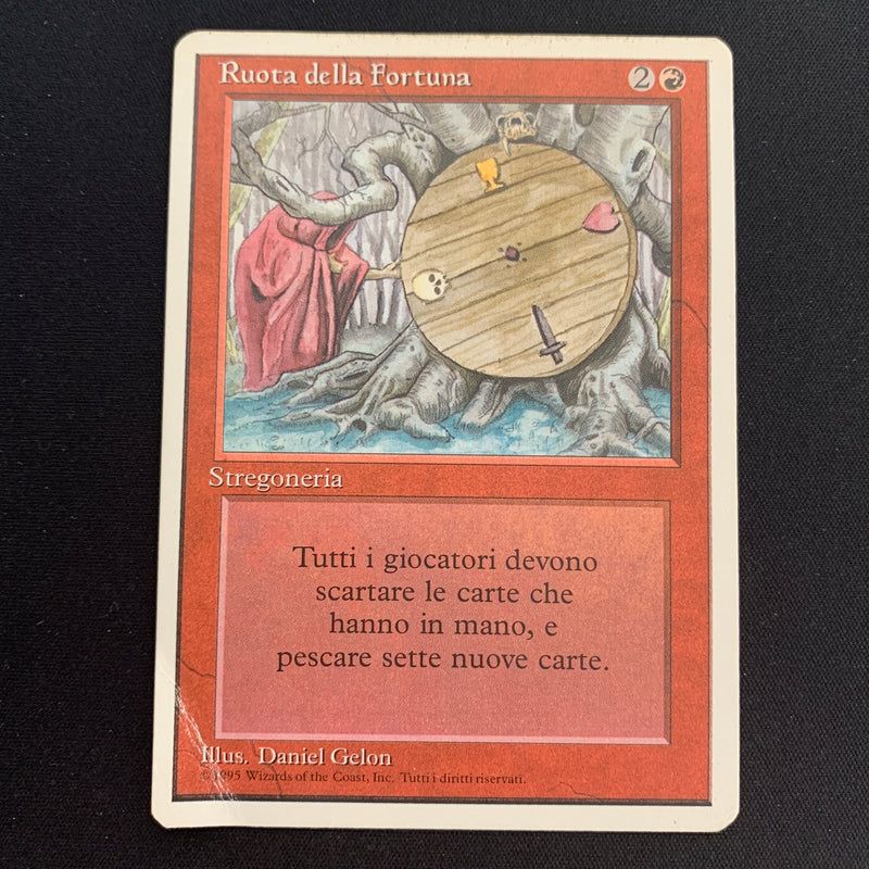 Magic the Gathering Wheel of Fortune - Foreign White Bordered - Italian 