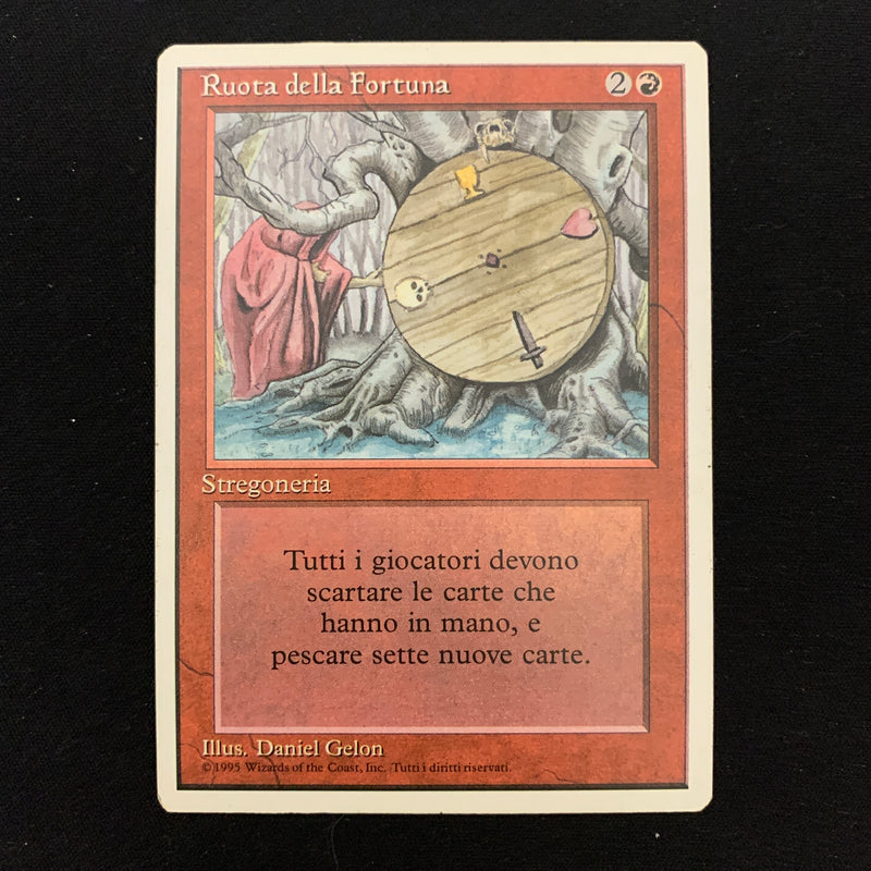 Magic the Gathering Wheel of Fortune - Foreign White Bordered - Italian 