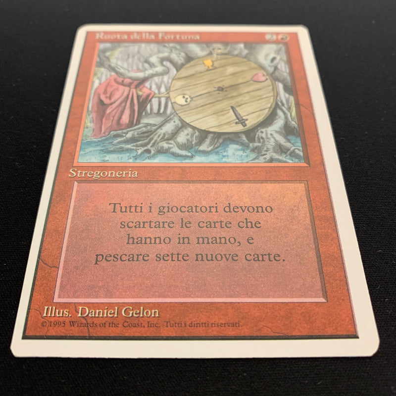 Magic the Gathering Wheel of Fortune - Foreign White Bordered - Italian 