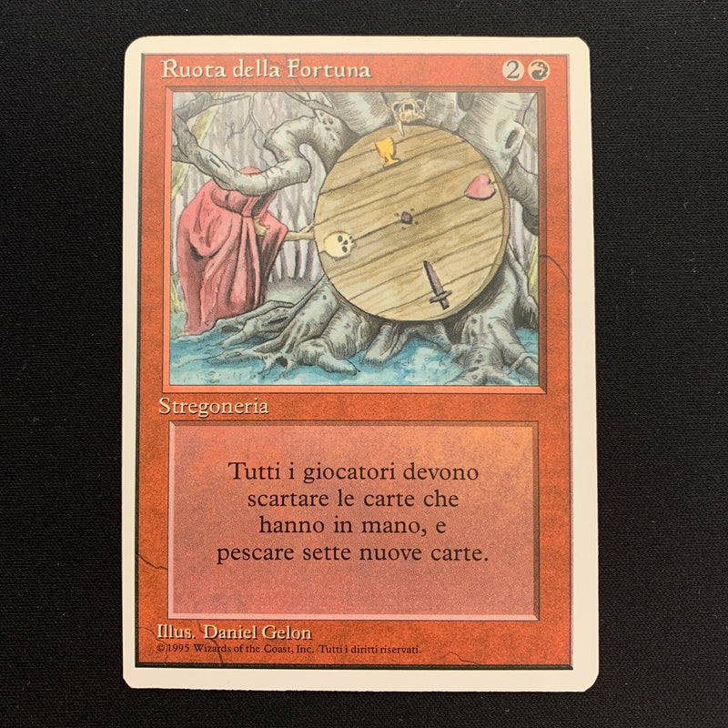 Magic the Gathering Wheel of Fortune - Foreign White Bordered - Italian EX - 23615