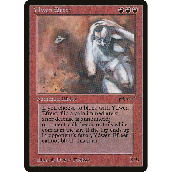 Magic the Gathering Ydwen Efreet - Arabian Nights NM