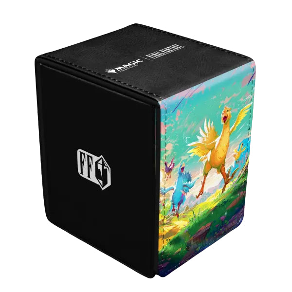 Gaming Supplies - Ultra Pro Alcove Flip Deck Box - Final Fantasy - Chocobo Parade