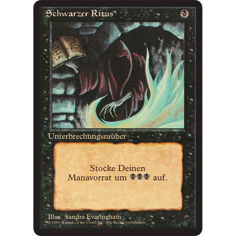 Dark Ritual - Foreign Black Bordered - German