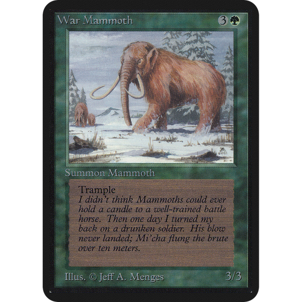 War Mammoth - Alpha