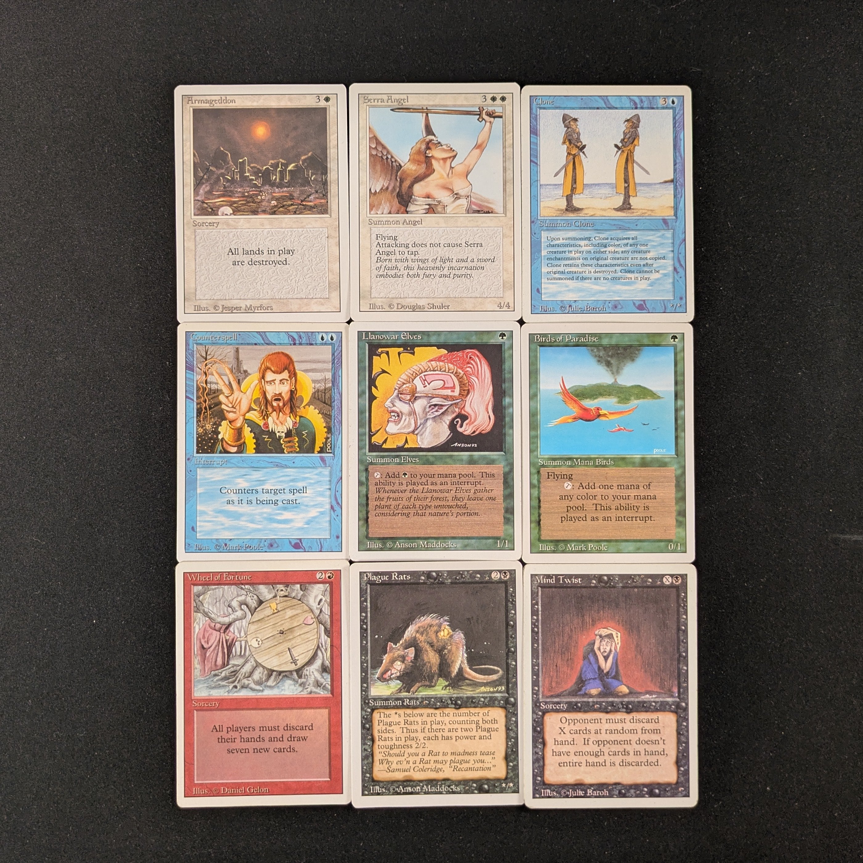 MTG Singles - Full Set - Revised - Mixed Conditions, NO DUALS - 